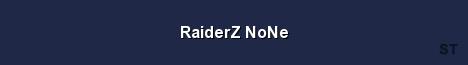 RaiderZ NoNe Server Banner