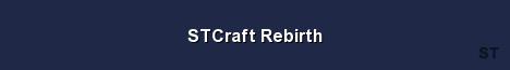STCraft Rebirth Server Banner