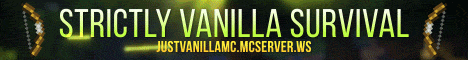 JustVanillaMC Server Banner
