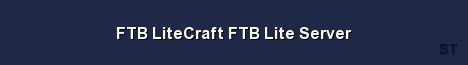 FTB LiteCraft FTB Lite Server Server Banner