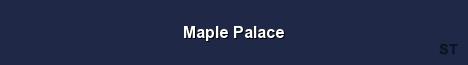 Maple Palace Server Banner