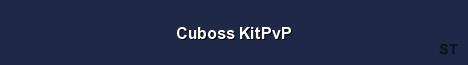 Cuboss KitPvP Server Banner