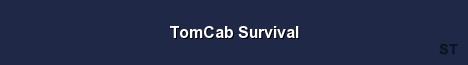 TomCab Survival Server Banner