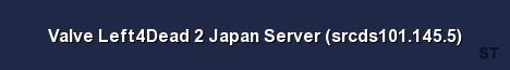 Valve Left4Dead 2 Japan Server srcds101 145 5 Server Banner