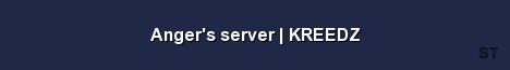 Anger s server KREEDZ Server Banner