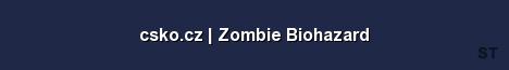 csko cz Zombie Biohazard Server Banner
