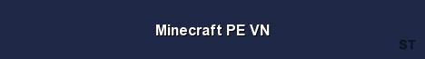 Minecraft PE VN Server Banner