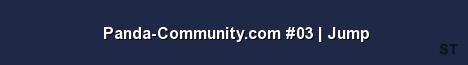 Panda Community com 03 Jump 