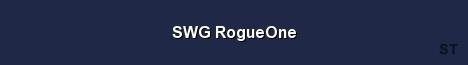 SWG RogueOne Server Banner