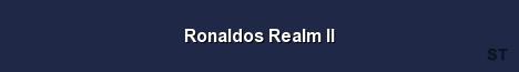 Ronaldos Realm II Server Banner
