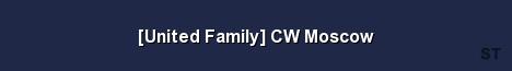United Family CW Moscow Server Banner