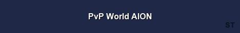PvP World AION Server Banner