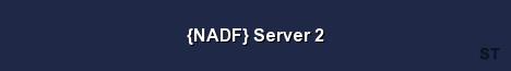 NADF Server 2 Server Banner