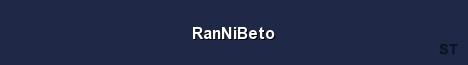 RanNiBeto Server Banner