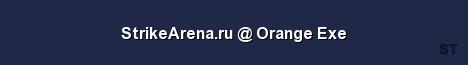 StrikeArena ru Orange Exe Server Banner