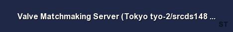 Valve Matchmaking Server Tokyo tyo 2 srcds148 36 