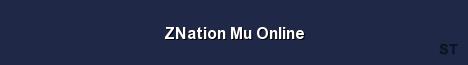 ZNation Mu Online Server Banner