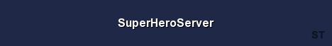 SuperHeroServer Server Banner