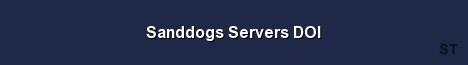 Sanddogs Servers DOI Server Banner