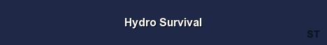 Hydro Survival Server Banner