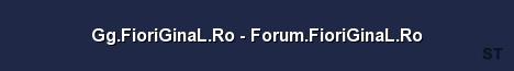 Gg FioriGinaL Ro Forum FioriGinaL Ro Server Banner