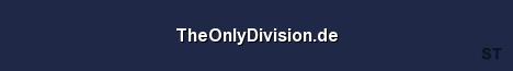 TheOnlyDivision de Server Banner
