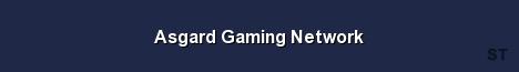 Asgard Gaming Network Server Banner