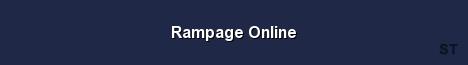 Rampage Online Server Banner