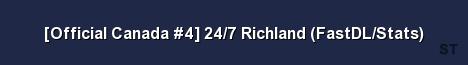 Official Canada 4 24 7 Richland FastDL Stats Server Banner