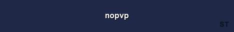 nopvp Server Banner