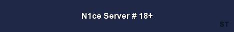 N1ce Server 18 Server Banner