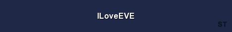 ILoveEVE Server Banner