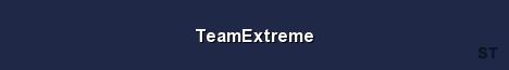 TeamExtreme Server Banner