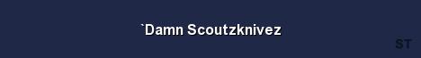 Damn Scoutzknivez Server Banner