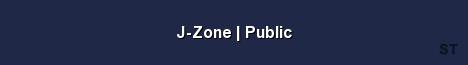 J Zone Public Server Banner