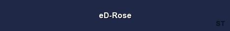 eD Rose Server Banner