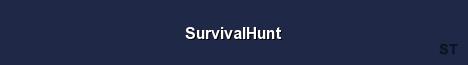 SurvivalHunt Server Banner