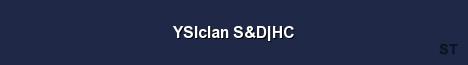 YSIclan S D HC Server Banner