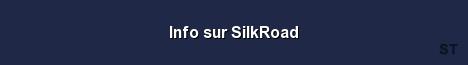 Info sur SilkRoad Server Banner