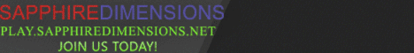 Sapphire Dimensions Server Banner