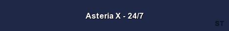 Asteria X 24 7 Server Banner