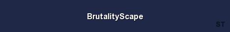 BrutalityScape Server Banner