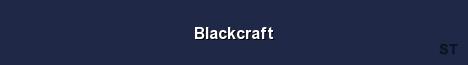 Blackcraft Server Banner