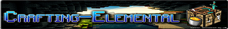 Crafting Elemental Citybuild Server Banner
