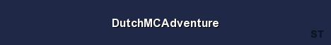 DutchMCAdventure Server Banner