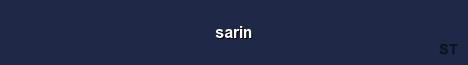 sarin Server Banner