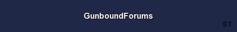 GunboundForums Server Banner
