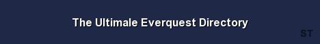 The Ultimale Everquest Directory Server Banner