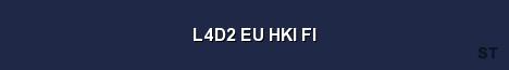 L4D2 EU HKI FI Server Banner