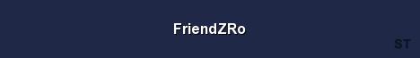 FriendZRo Server Banner